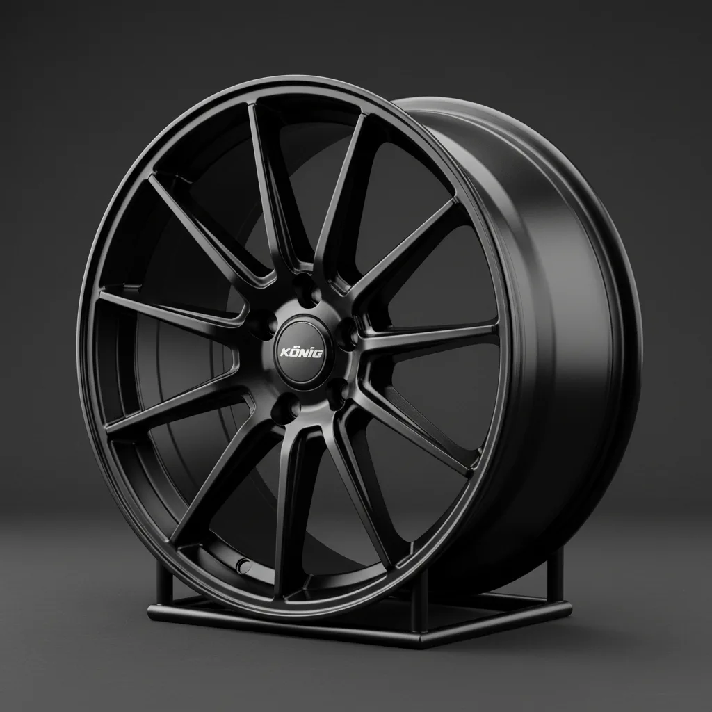 Konig Hypergram Gloss Black Wheel 18x8.5 image 2