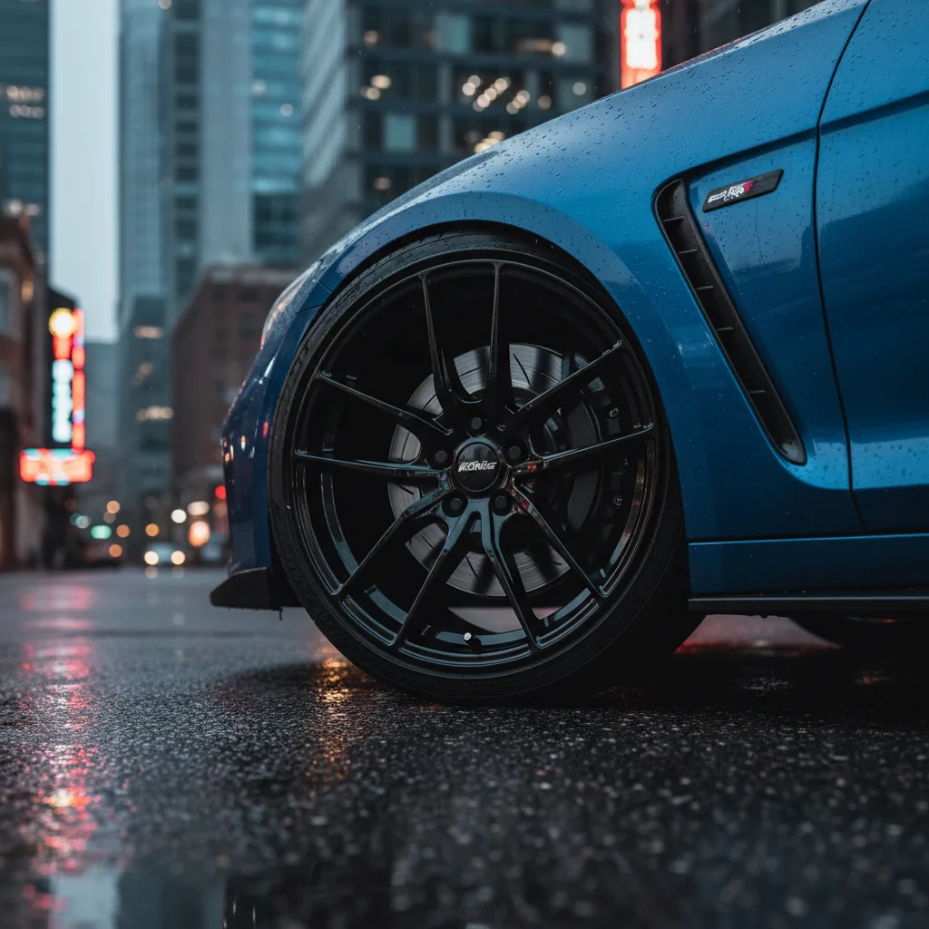 Konig Hypergram Gloss Black Wheel 18x8.5 image 3